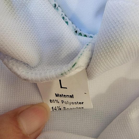 Begonia.K  Tropical Print Deep V-Neck Criss Cross Floral One Piece Swimsuit NEW - Picture 10 of 12